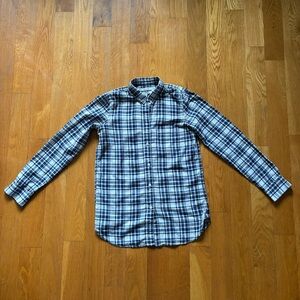Madewell Plaid Button Down Shirt XS Slim